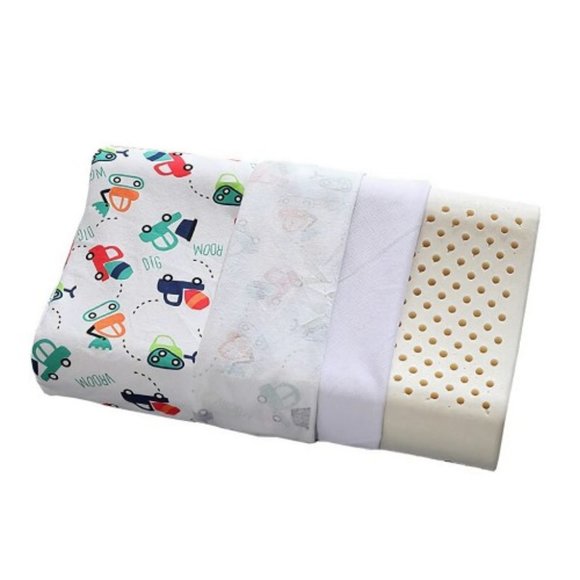 Children Latex Pillow with Cartoon Cover - Picture 1 of 8